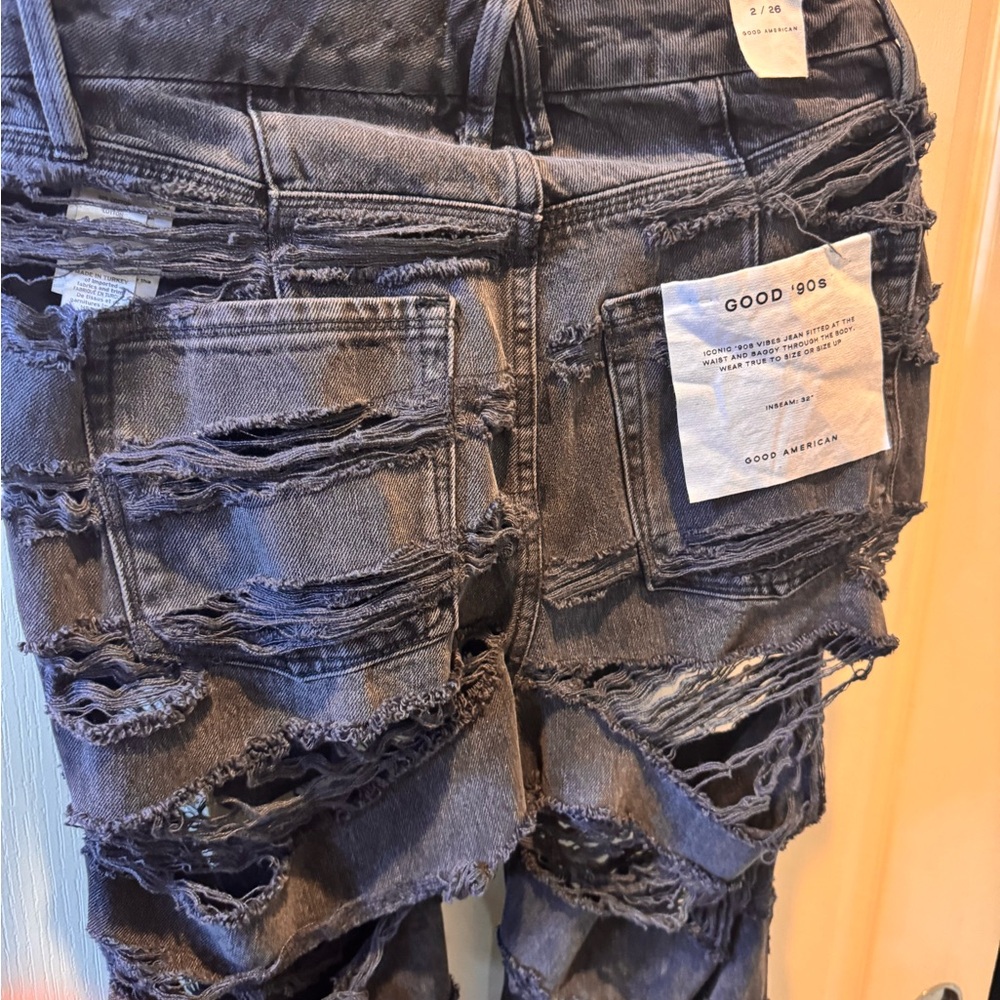 Good American Ripped Denim Jeans